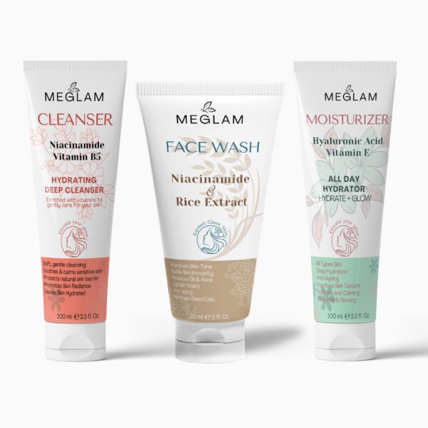 MEGLAM Skin Cleansing & Moisturizing Set