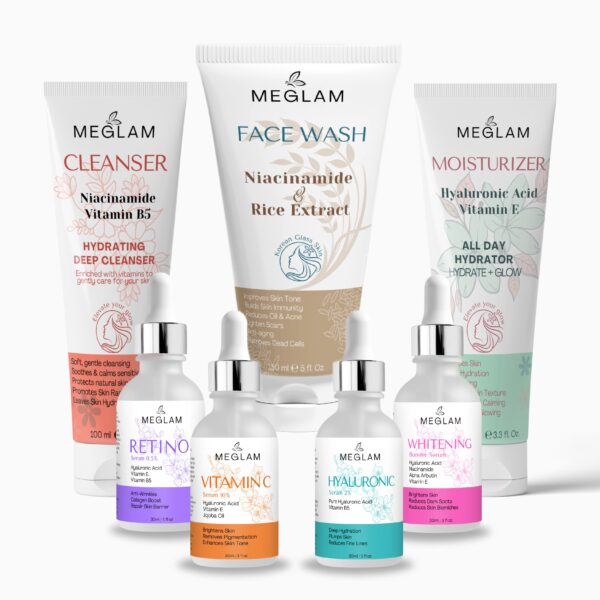 MEGLAM Skin Cleansing & Moisturizing Set