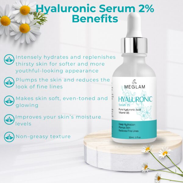 Hyaluronic Acid Serum - For Smooth and Radiant Skin - Image 2